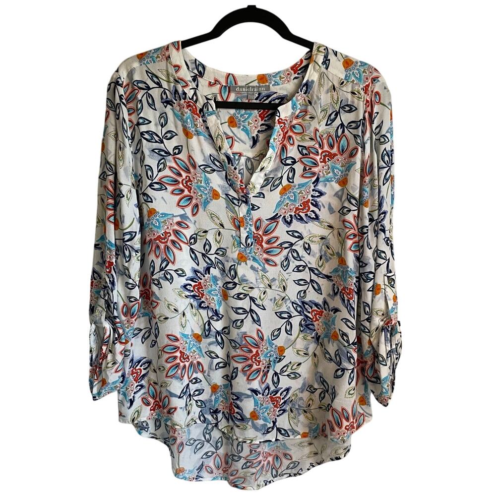 Daniel Rainn Multicolor Floral Blouse
